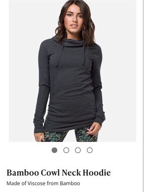 Cariloha Bamboo Cowl Neck Hoodie